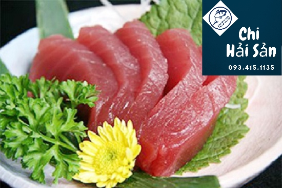 Sashimi cá ngừ - cá ngừ đại dương cắt khúc