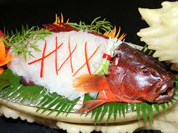 Cá mú đỏ giá bao nhiêu- Cá mú đỏ sashimi