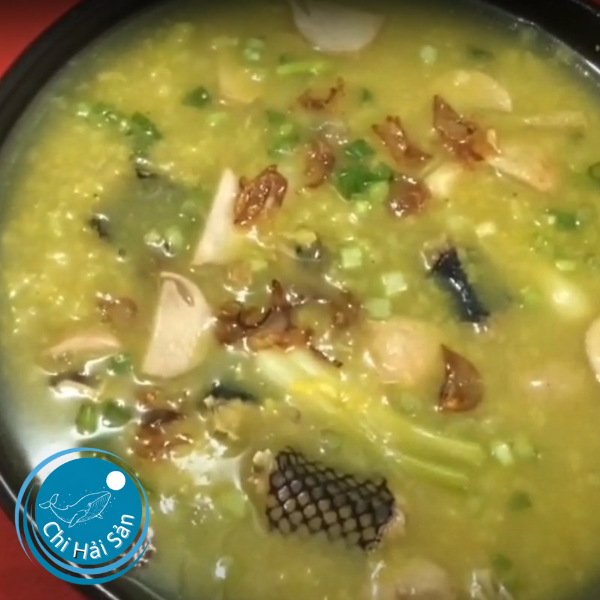 Cháo rắn ri đậu xanh