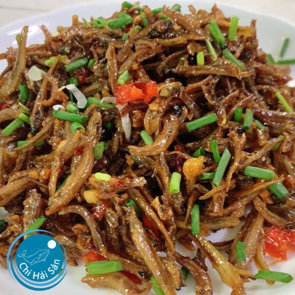 Cá cơm sữa chiên tỏi