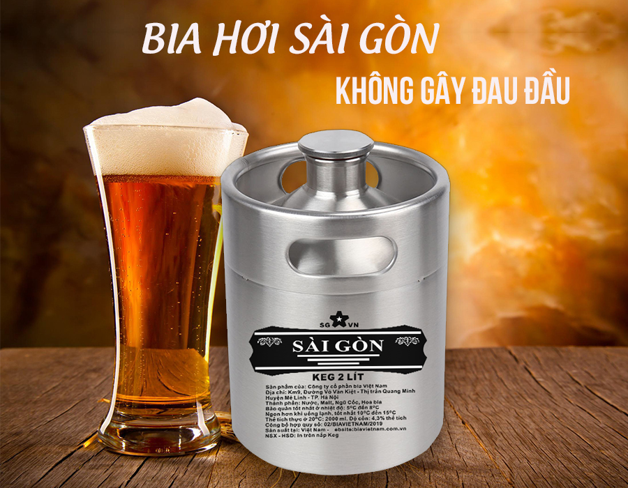 Thành phần Bia tươi Sài gòn 