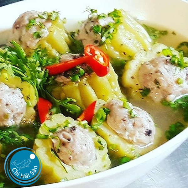 Canh Khổ Qua Nhồi Chả Cá Thác Lác