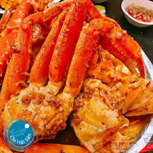 Cua King đỏ Sốt Bơ Tỏi