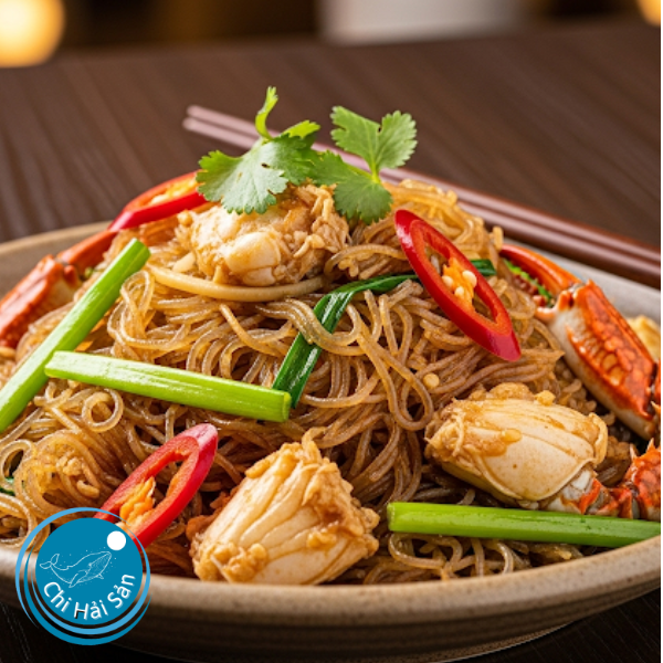 Miến Xào Cua