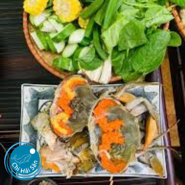 Lẩu cua gạch son Cà Mau