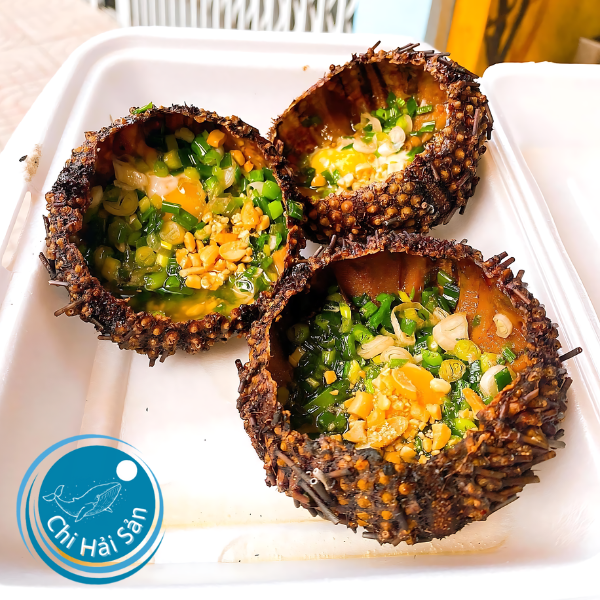 Nhum nướng mỡ hành